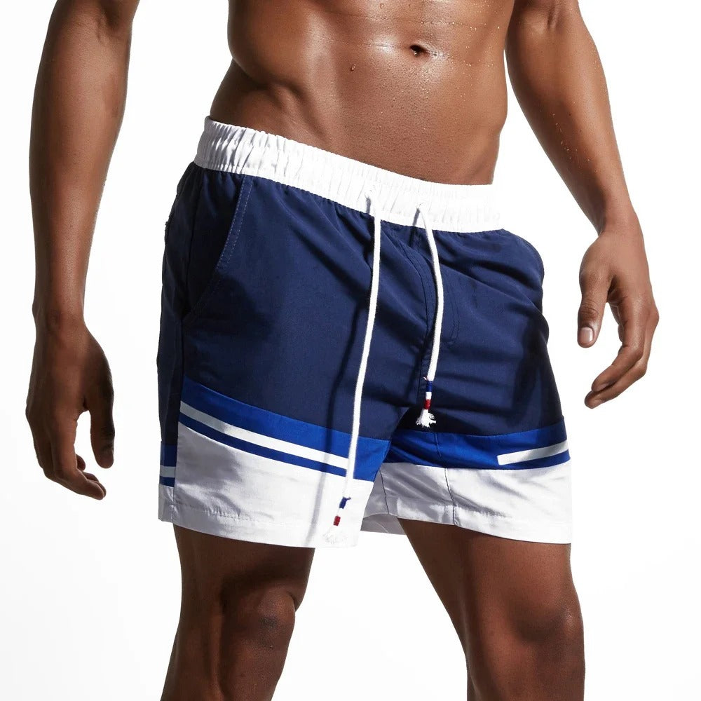 Sneldrogende zwemshort met patchwork - Max