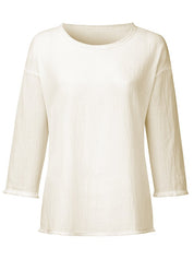 Stijlvol casual linnen T-shirt - Charleigh
