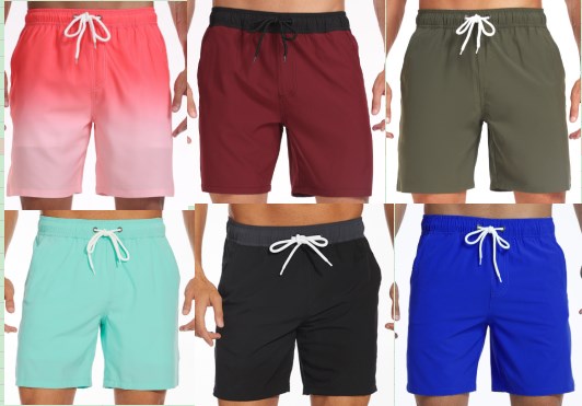 Zwemshort met elastische taille voor mannen - Jude