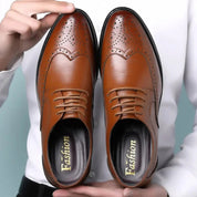 Handgemaakt Kalfsleer Leer Schoen - Wouter