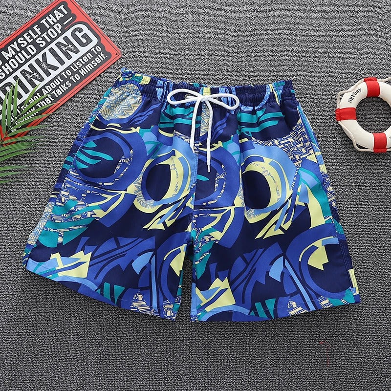 Heren zwemshort met strandprint - Arlo