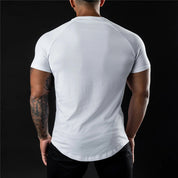 Effen heren slim fit T-shirt - Joaquin