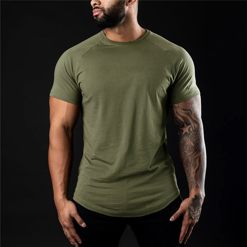 Effen heren slim fit T-shirt - Joaquin