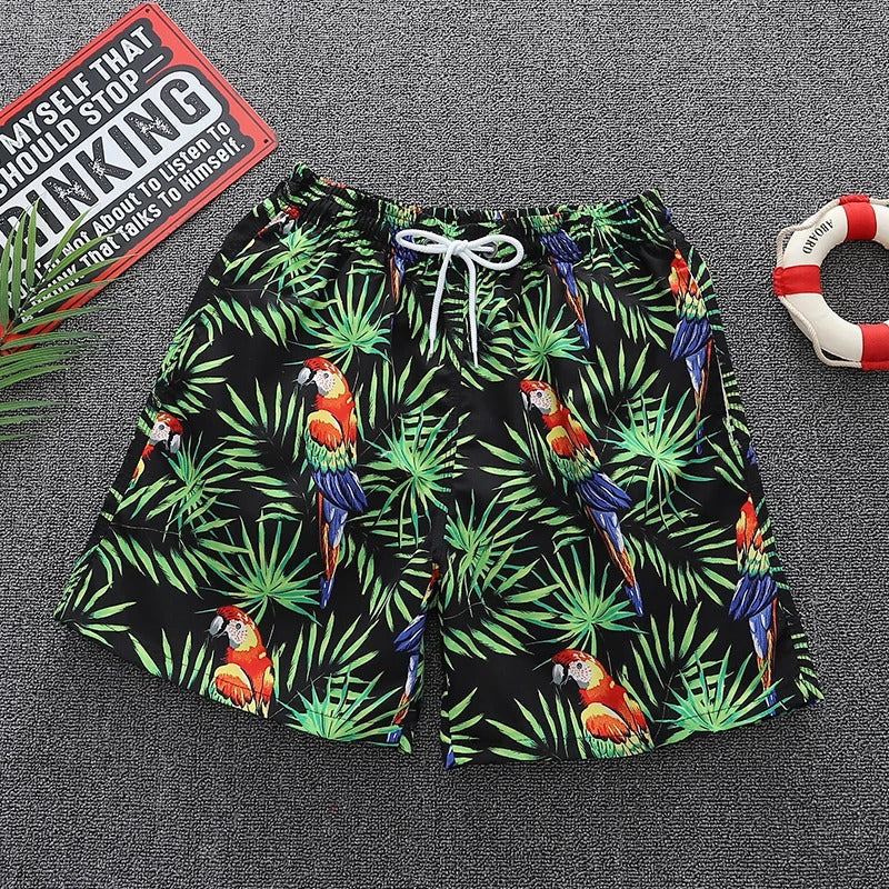 Heren zwemshort met strandprint - Arlo