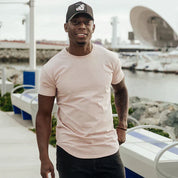 Trendy gespierd T-shirt voor heren - Zander