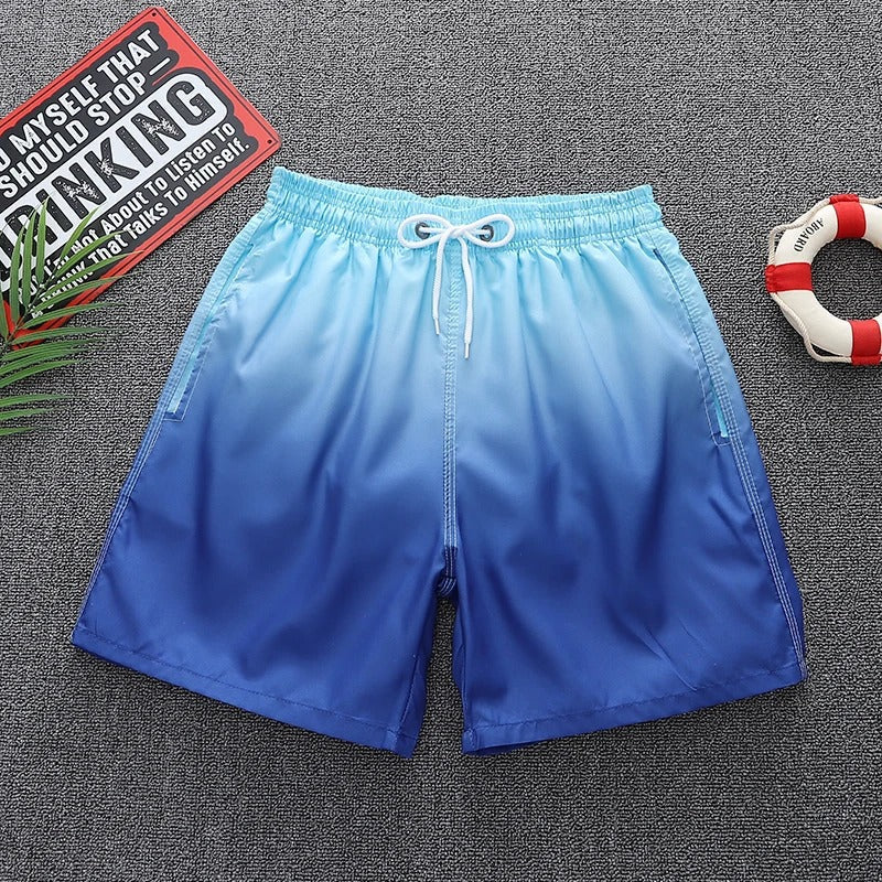 Heren zwemshort met strandprint - Arlo