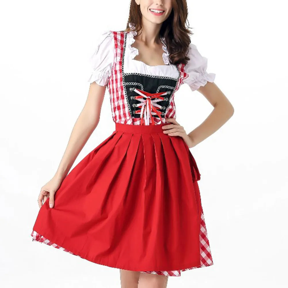 3-delig dames Oktoberfest kostuum - Emerson