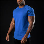 Effen heren slim fit T-shirt - Joaquin