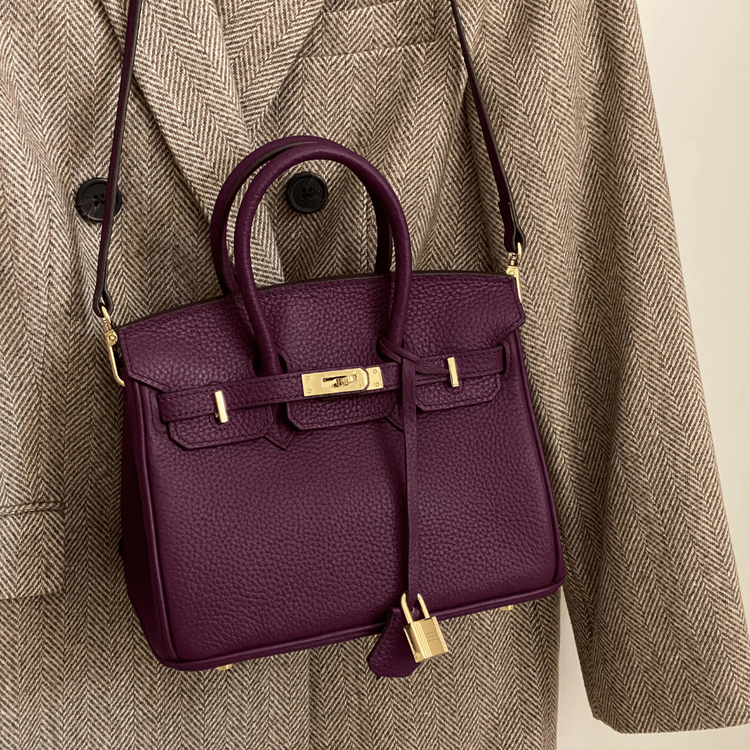 Grote leren handtas voor dames - Mara