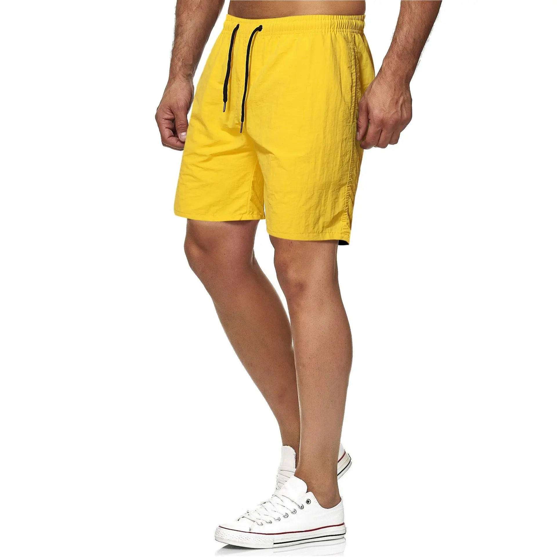 Sneldrogende effen fitness zwembroek - Jason