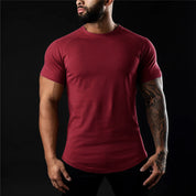 Effen heren slim fit T-shirt - Joaquin