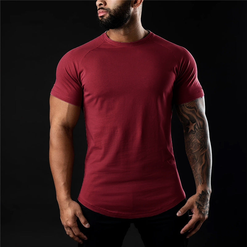 Effen heren slim fit T-shirt - Joaquin