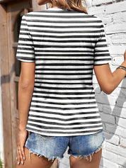 Modieus T-shirt met korte mouwen - Freyja
