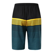 Gestreepte zwemshort met kleurblokjes - Rhett