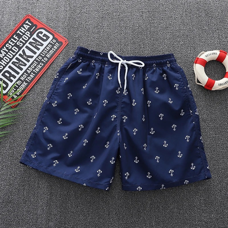 Heren zwemshort met strandprint - Arlo