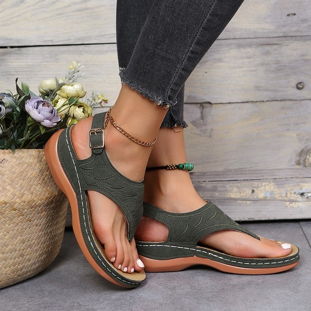 Celeste - Bohemian Geïnspireerde Platte Sandalen