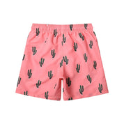 Roze zwemshort met cactusprint - Brayden