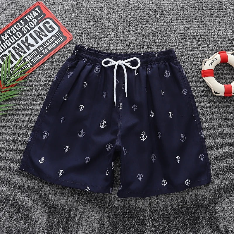 Heren zwemshort met strandprint - Arlo