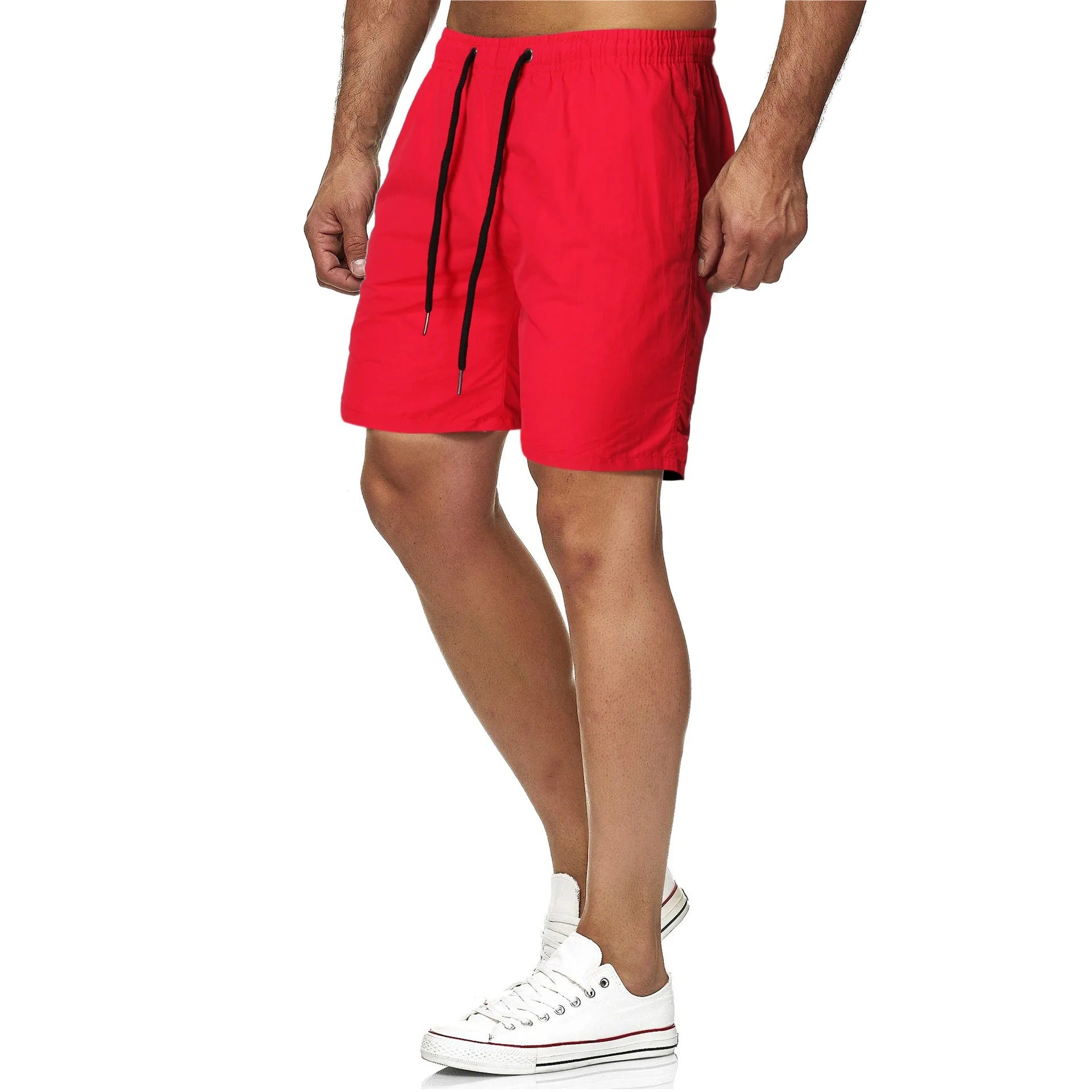 Sneldrogende effen fitness zwembroek - Jason