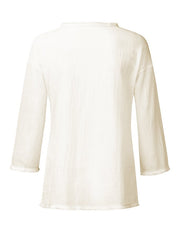 Stijlvol casual linnen T-shirt - Charleigh