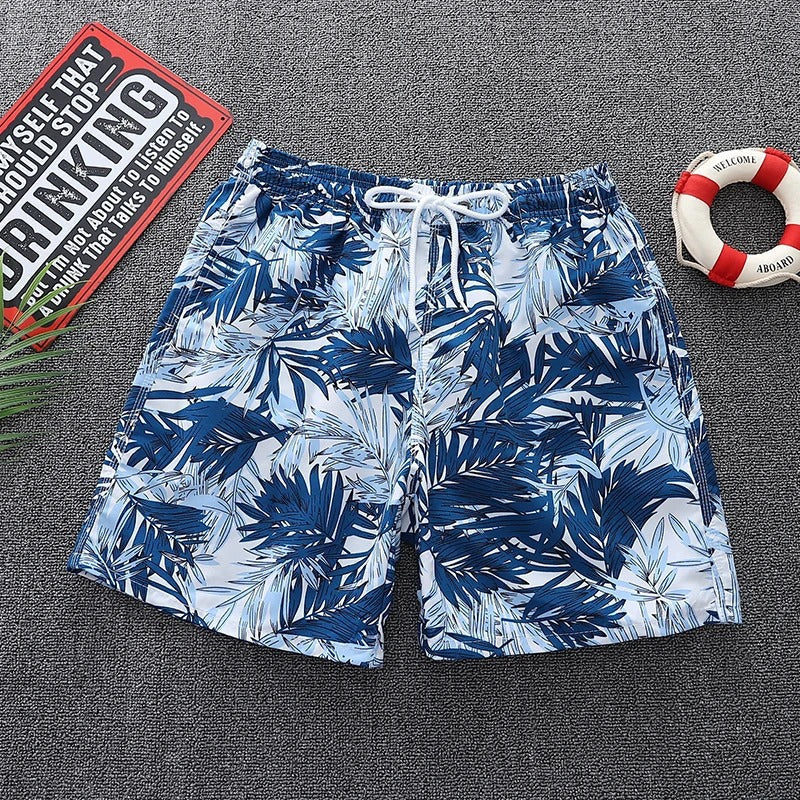 Heren zwemshort met strandprint - Arlo
