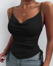 Verstelbare tanktop met schouderbandjes - Melany