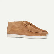Variant image for Heren Veterschoenen Grijs M Kalfssuède Luxe Casual Schoenen-69