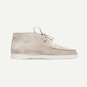 Heren Veterschoenen Grijs M Kalfssuède Luxe Casual Schoenen 2