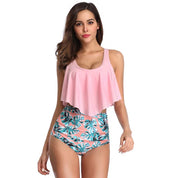 Ashley - hoog getailleerde ruche zwemkleding