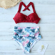 Darlan - Vienna Bikini Set Hoge Taille Broekje en Boezem Top