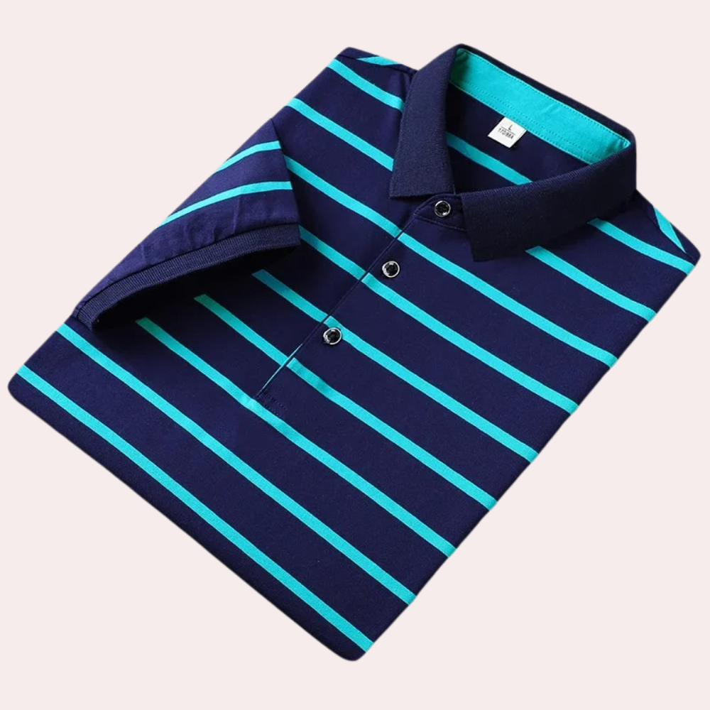 Gestreept poloshirt voor heren - Odin