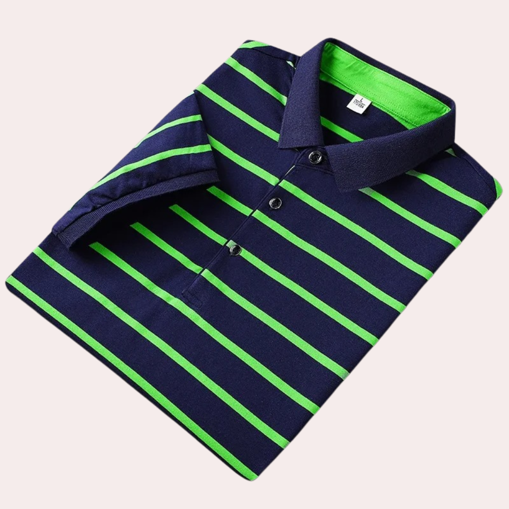 Gestreept poloshirt voor heren - Odin