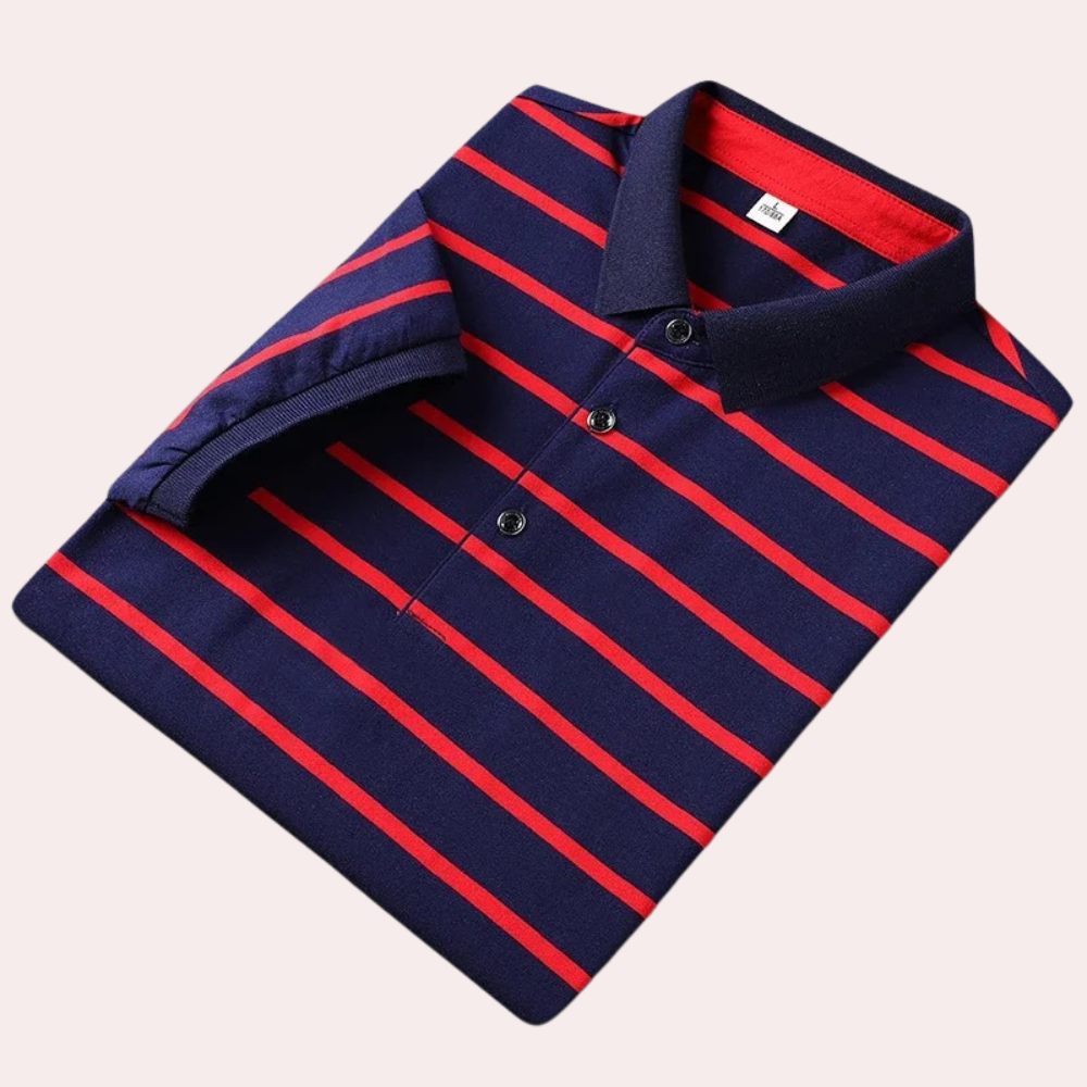 Gestreept poloshirt voor heren - Odin