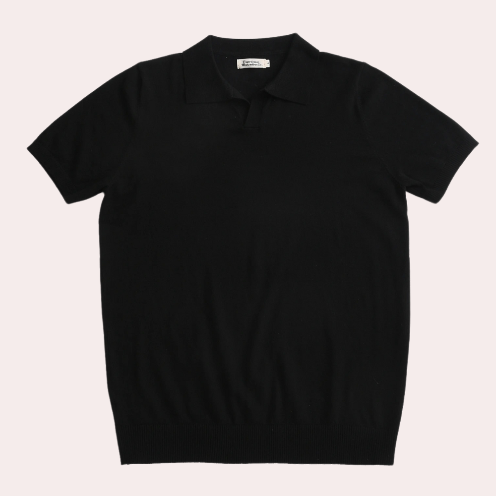 Klassiek gebreid poloshirt voor heren - Daxton