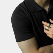 Klassiek gebreid poloshirt voor heren - Daxton