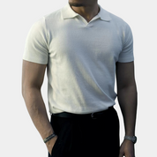 Klassiek gebreid poloshirt voor heren - Daxton