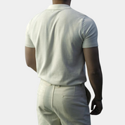 Klassiek gebreid poloshirt voor heren - Daxton