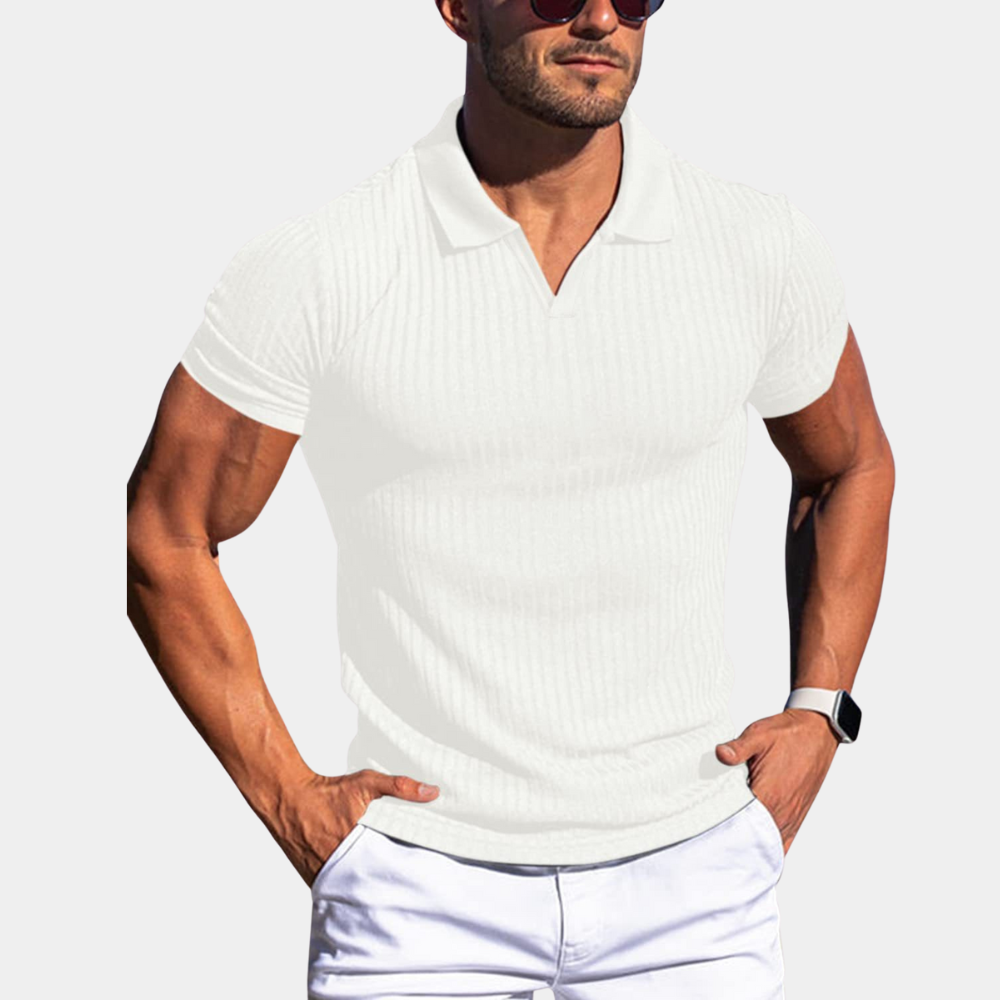 Heren getailleerd poloshirt - Bowen