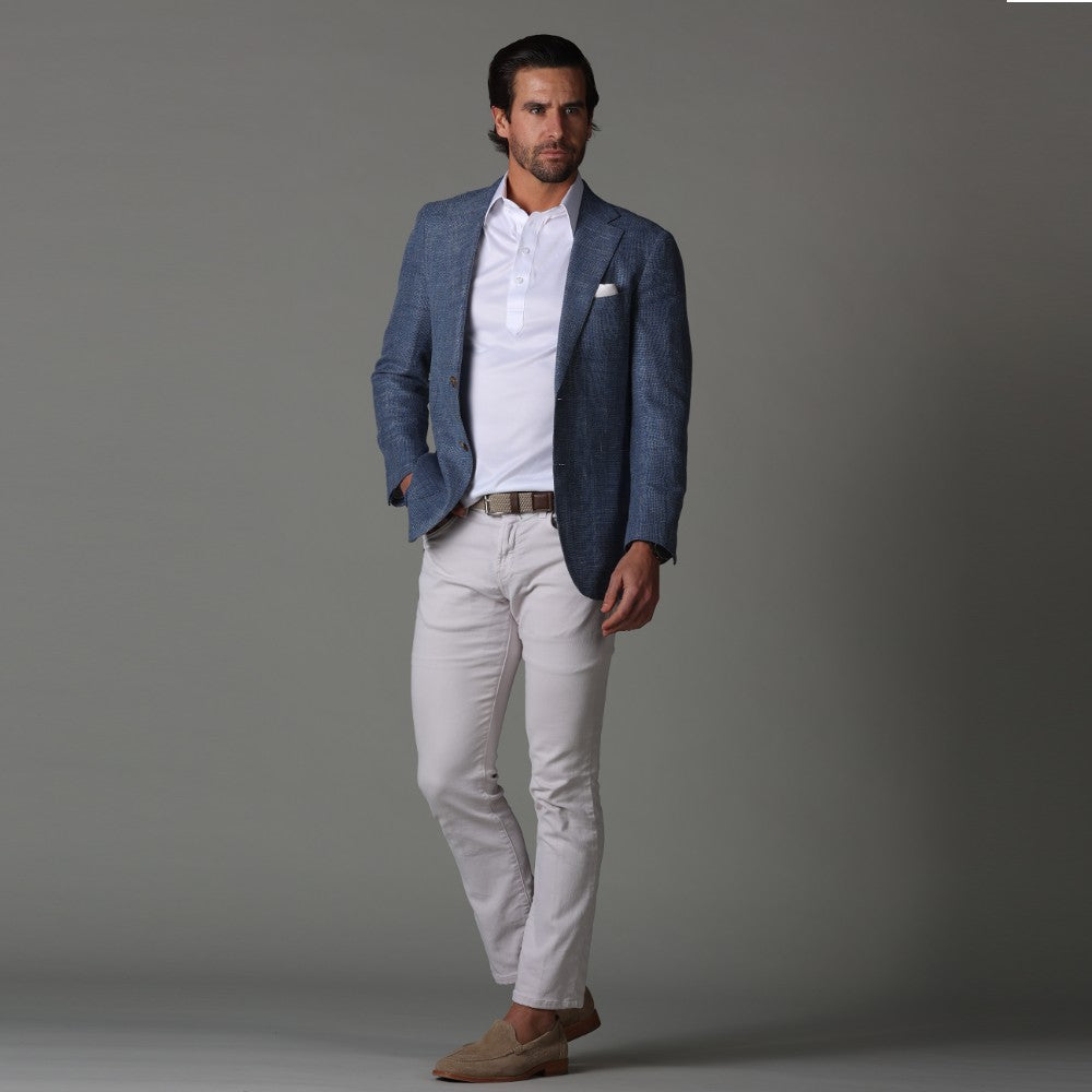 Poloshirt met stijve kraag - Spencer