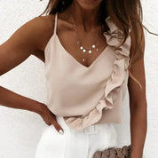 Tanktop met ruches voor dames - Amaia