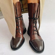 Dameslaarzen met vintage hak - Doonia