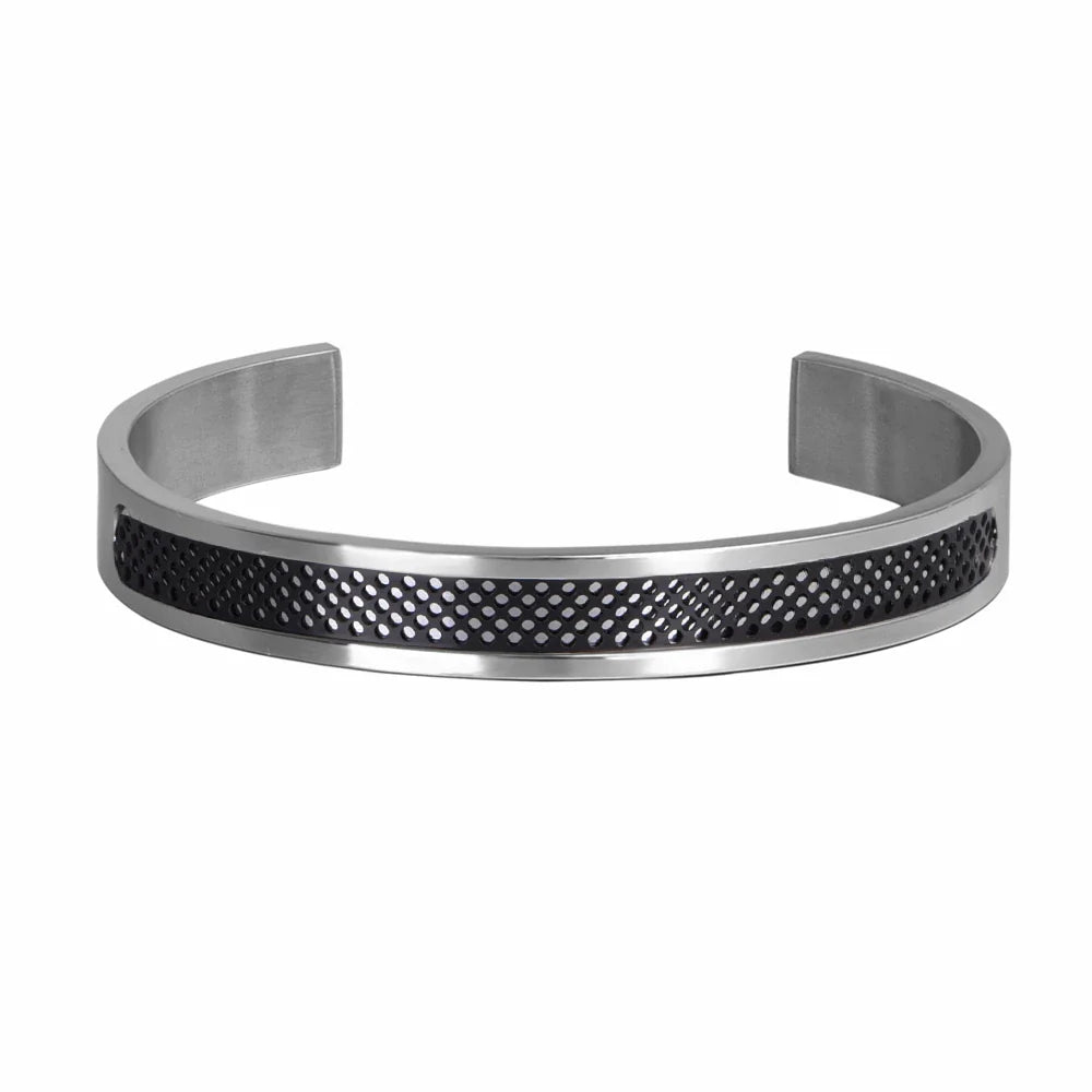 Elegante roestvrijstalen armband - Kayson