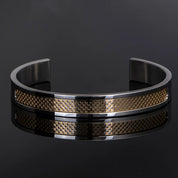 Elegante roestvrijstalen armband - Kayson