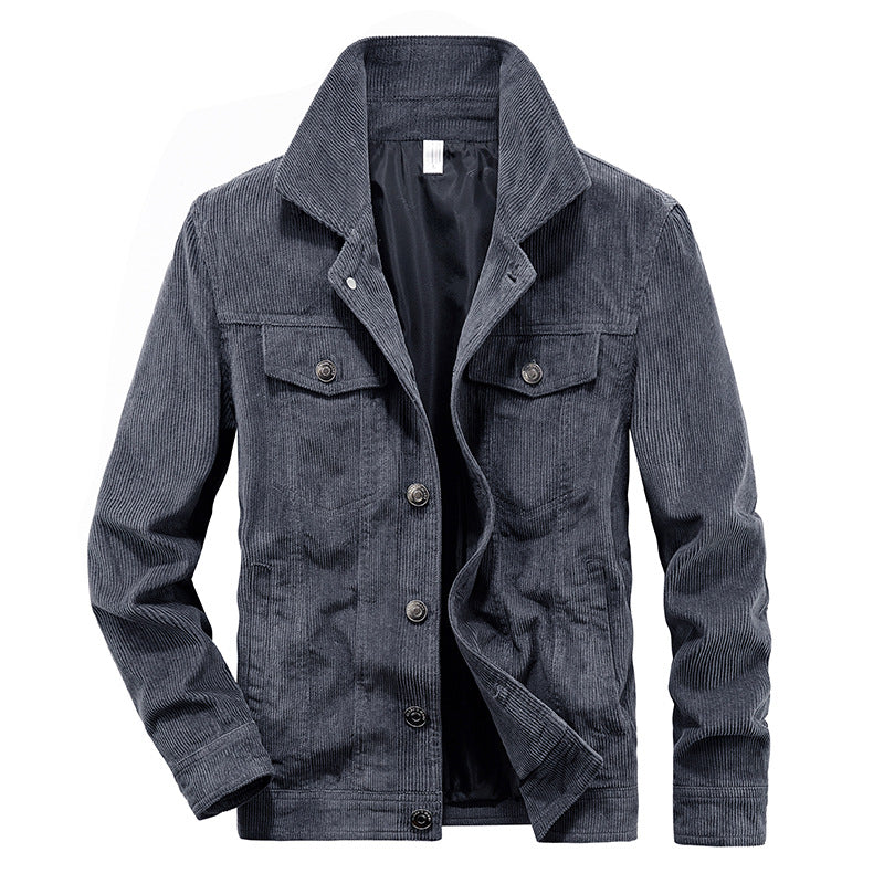 Dun corduroy jas voor heren - Leander