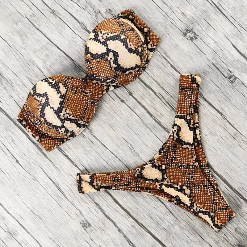 Lara - Jungle Queen Bikini Strapless & Elegante