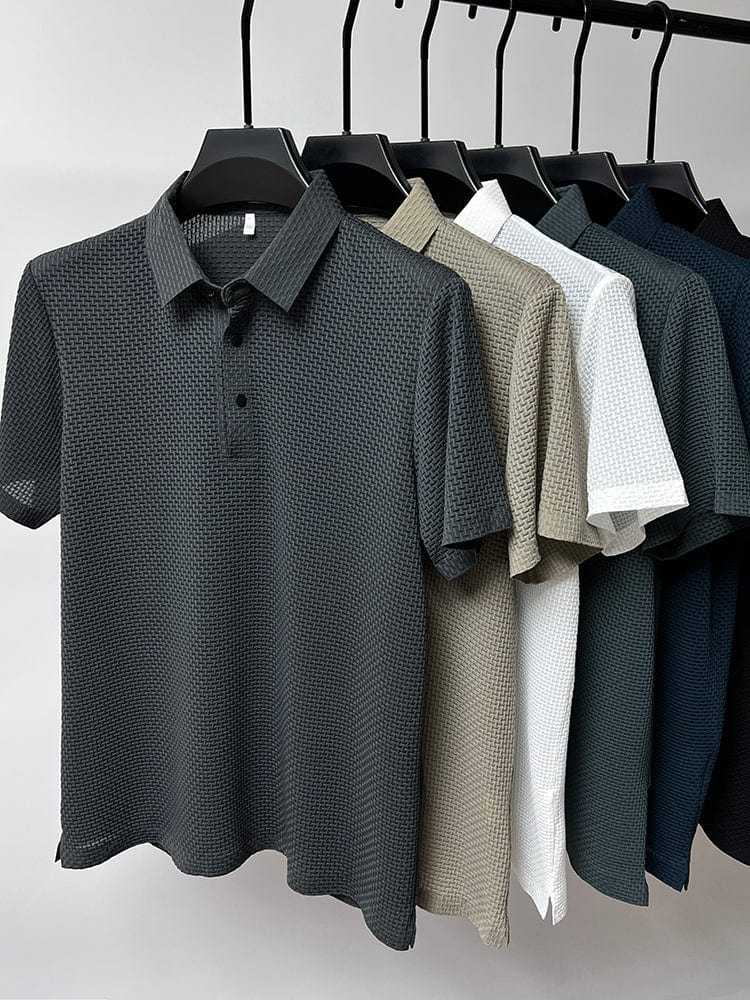 Mesh poloshirt voor heren - Cayden