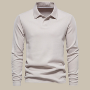 Stijlvolle polo met lange mouwen - Thomas