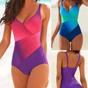 Eendelig regenboog verloop strandpak - Lina