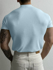 Slim fit T-shirt voor heren - Zane