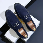 Heren Loafers Zwart Maat 42 Flock voor Mannen 2